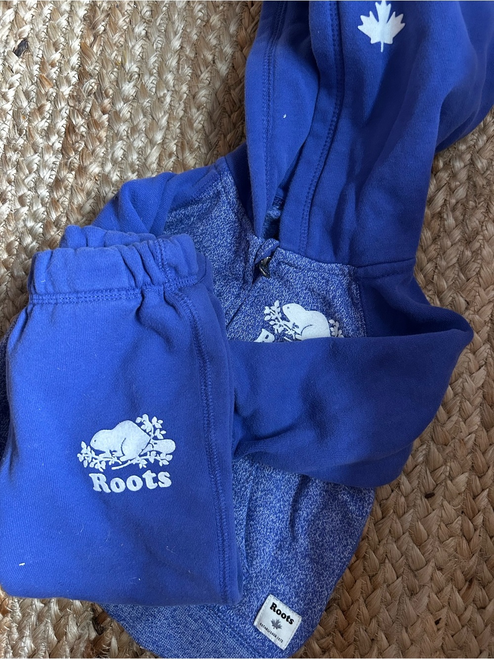 Roots Baby Purple Sweatshit (Hoodie and Sweatpants)